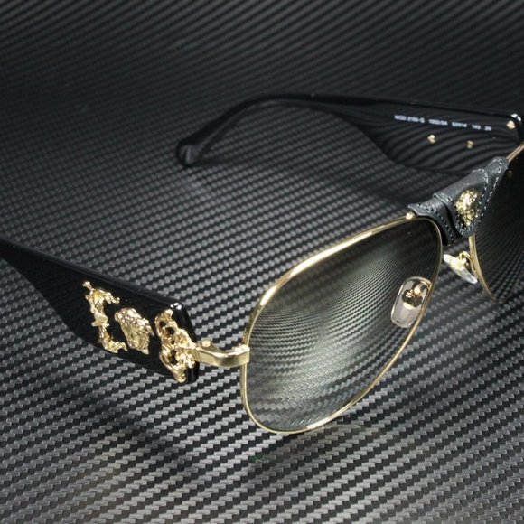 SALE! Versace 62mm Gold Trim Men Sunglasses - Picture 1 of 5